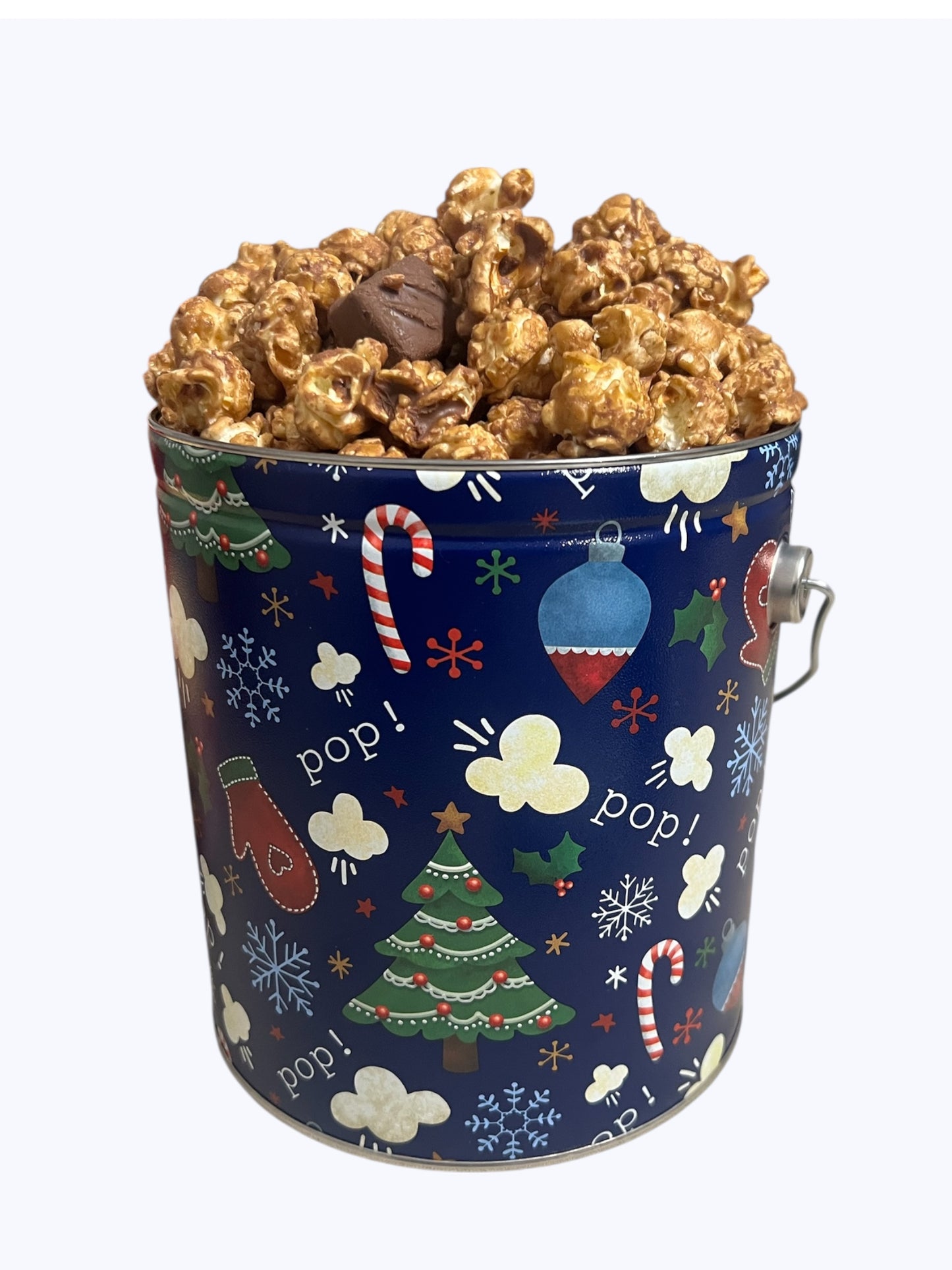 HOLIDAY POPCORN TIN